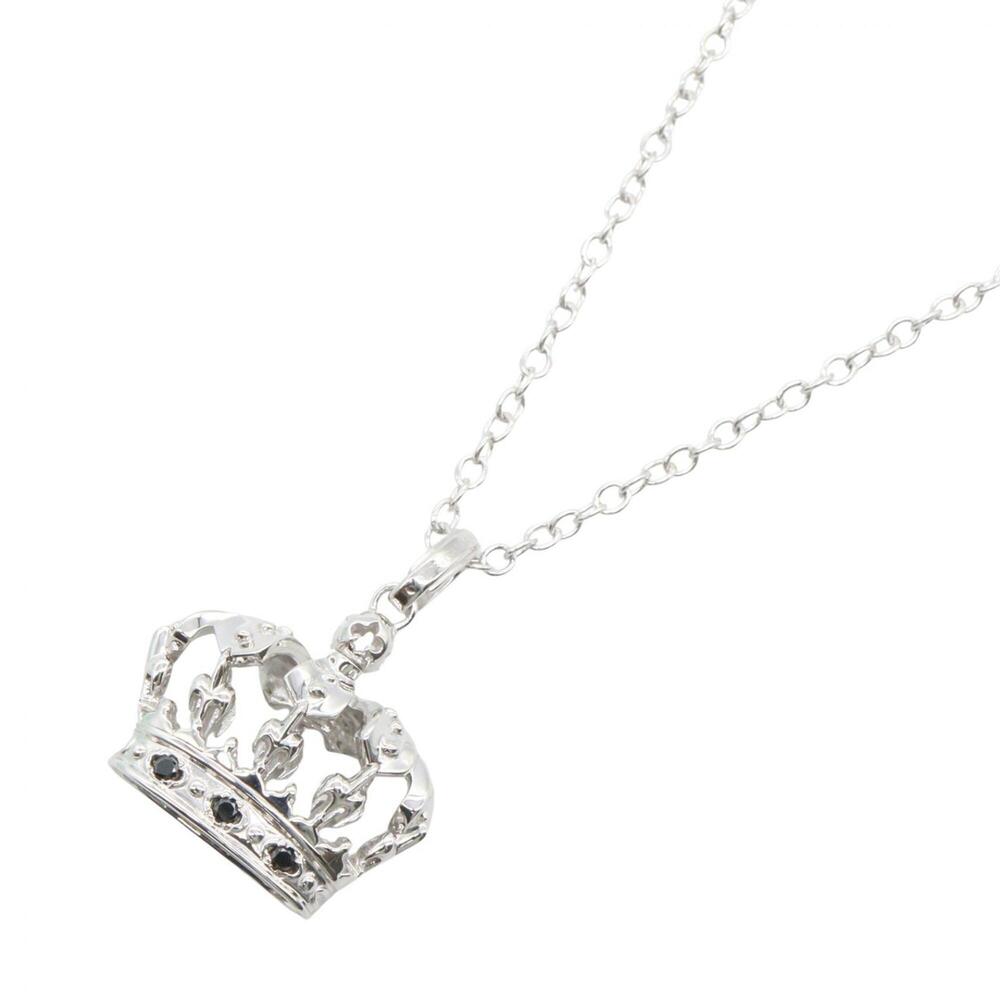 DOLCE & GABBANA 18k Silver Diamond Necklace